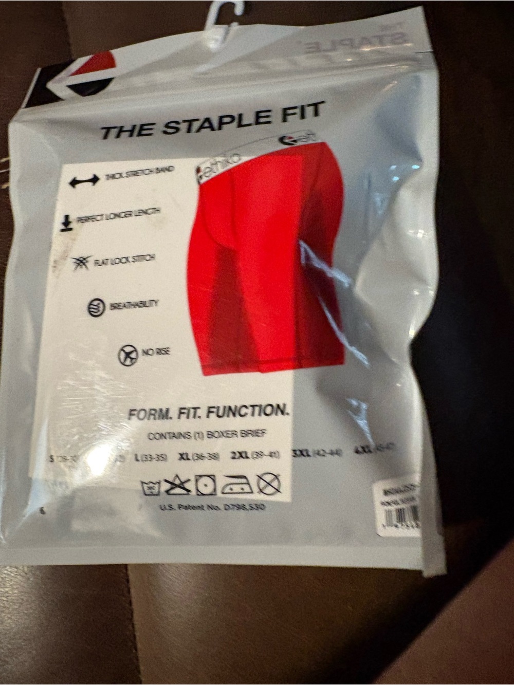 ethika Men’s Red Staple Hybrid Boxer Briefs